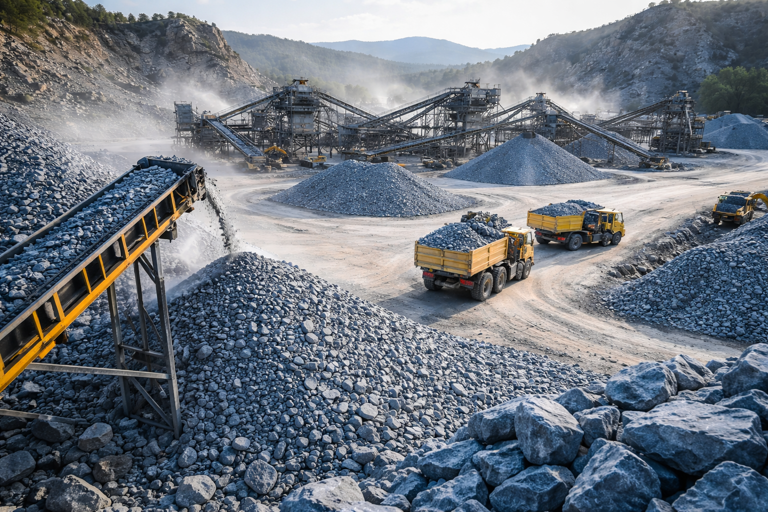 SLS Blue Metals quarry and crushing operations