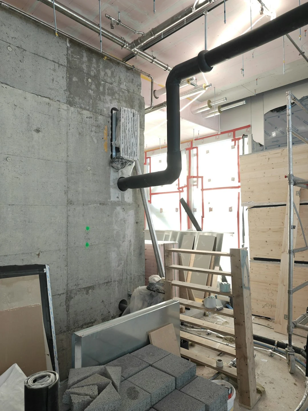 High-voltage electrical substation infrastructure installation by SLS Contracting